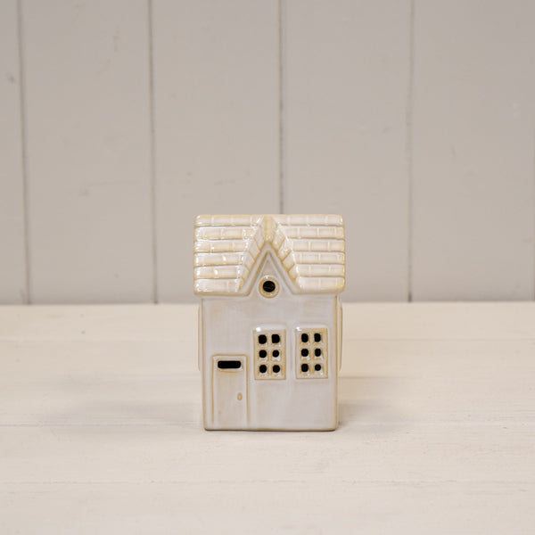Ceramic LED house. 6 hour timer in Neutral