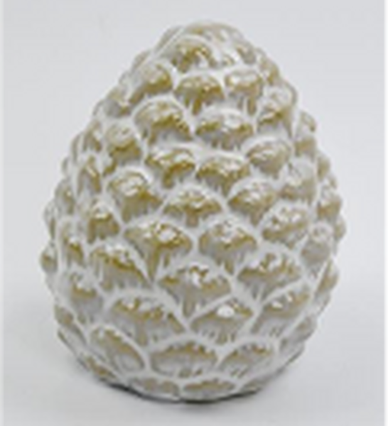 Ceramic Natural Pinecone Decoration Small