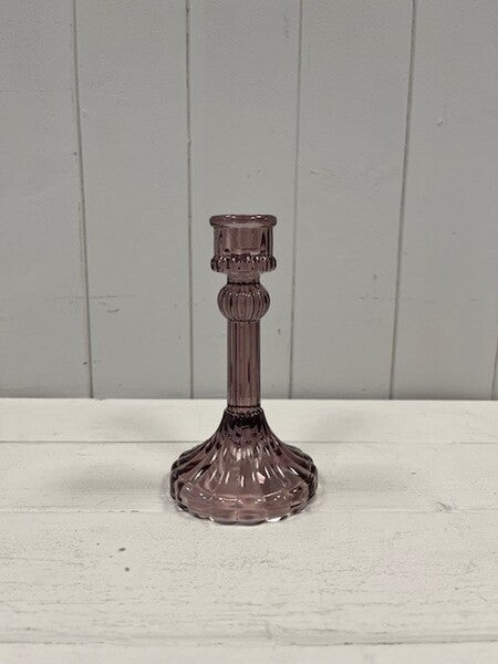 Amethyst Diamond Pattern Tealight Holder 7cm x 7cm x4.2cm