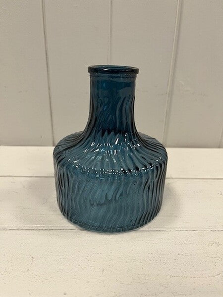 Blue Decorative Bottle 12.8cm 5.6cm 16.8cm