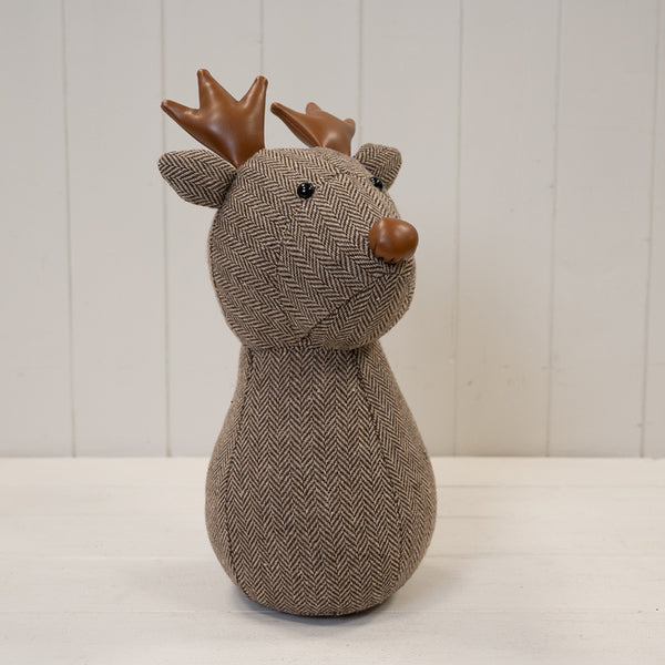 Furry Hedgehog with Bow Tie Doorstop