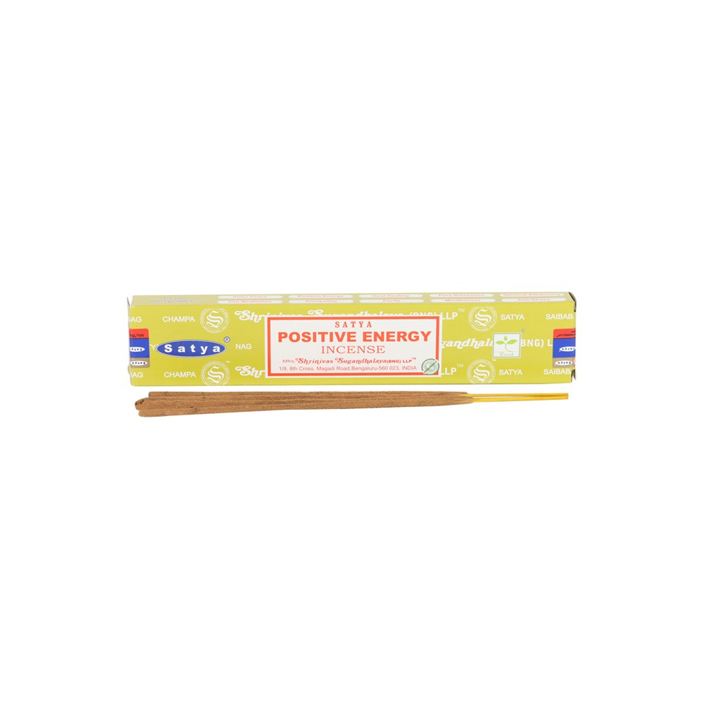 12 Packs of Positive Energy Incense Sticks by Satya