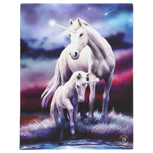 19x25cm Eternal Bond Canvas Plaque By Anne Stokes