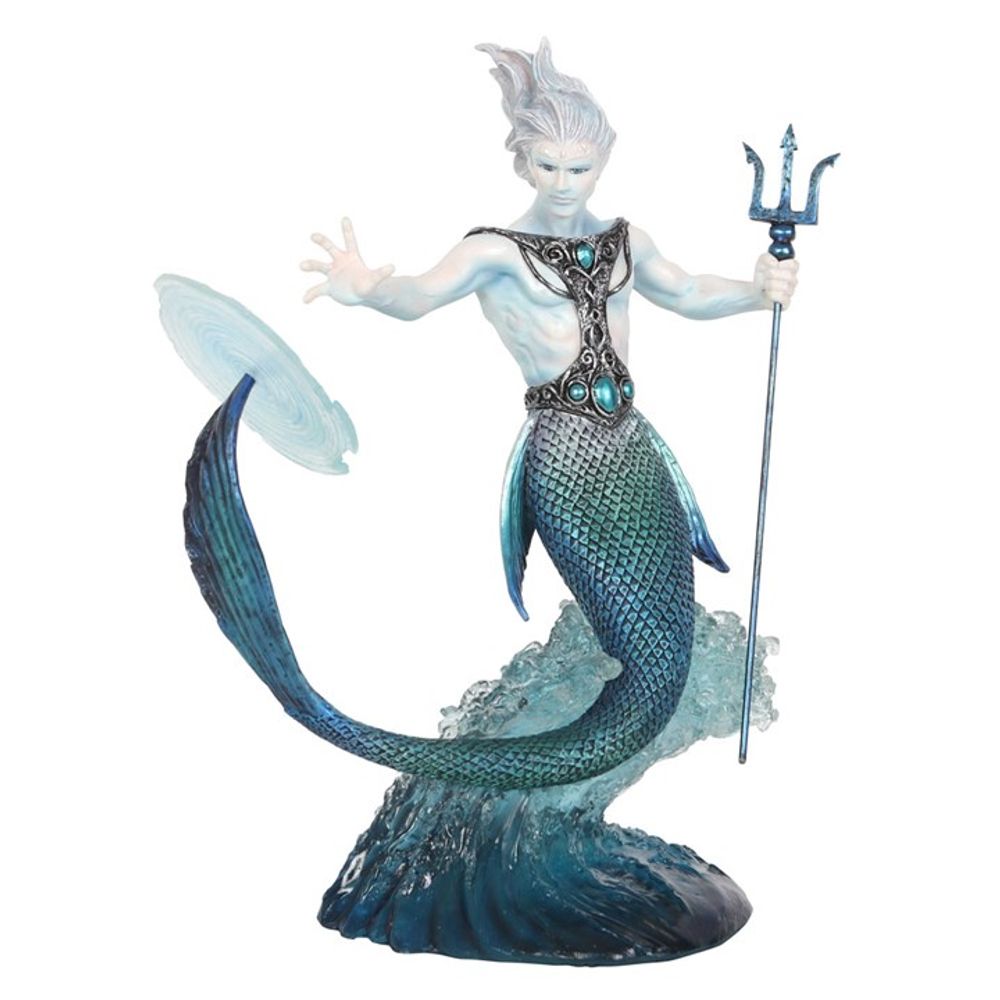 Water Elemental Wizard Figurine by Anne Stokes