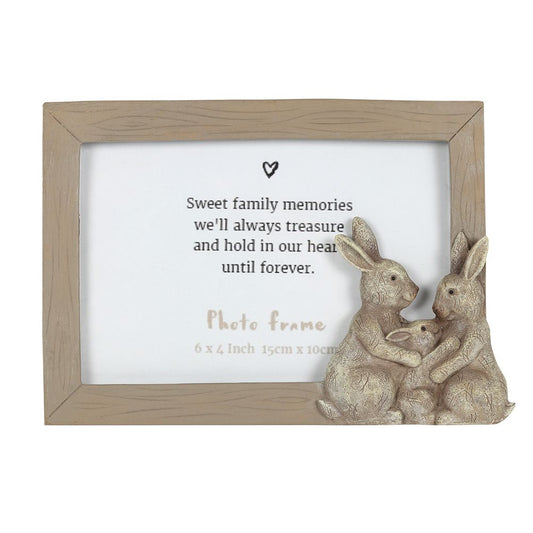 6x4in Fluffle Family Bunny Photo Frame