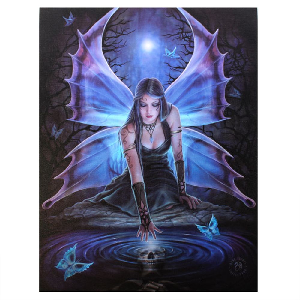 19x25cm Immortal Flight Canvas Plaque by Anne Stokes