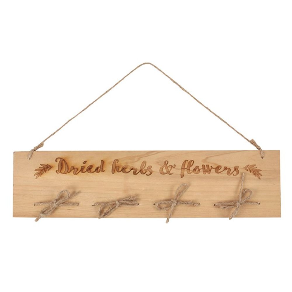 Wooden Herb and Flower Drying Rack