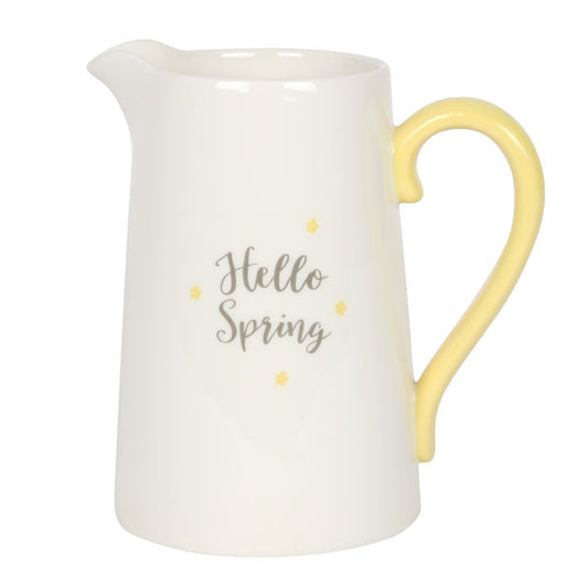 17cm Hello Spring Ceramic Flower Jug