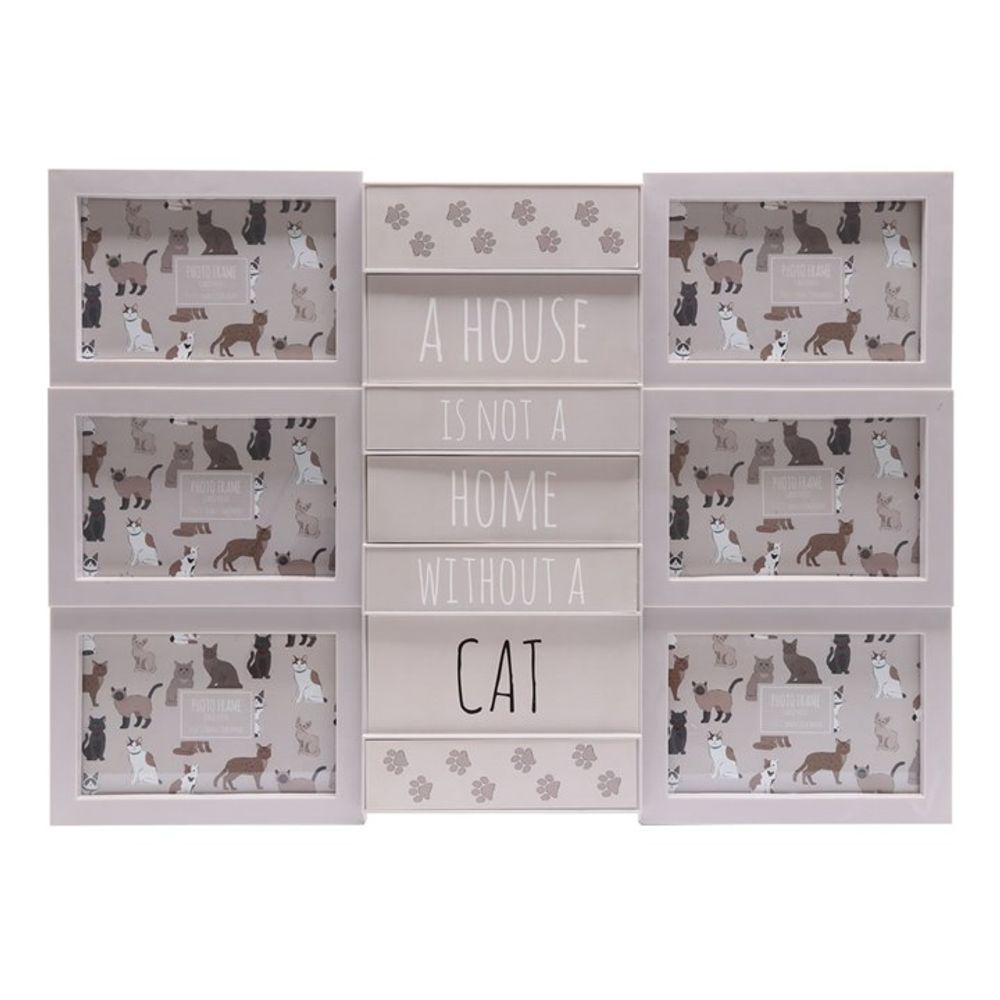 50cm Cat Multi Photo Frame