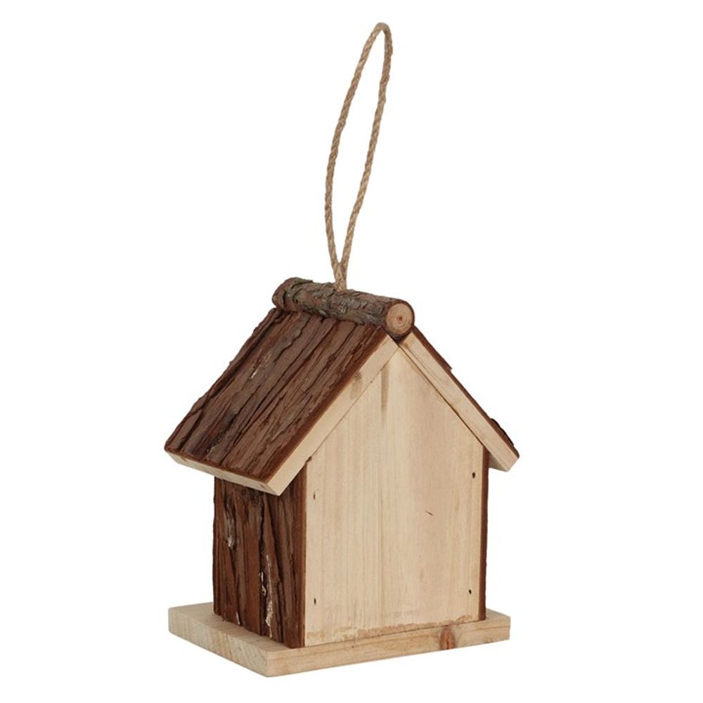 Wood Bark Bird House