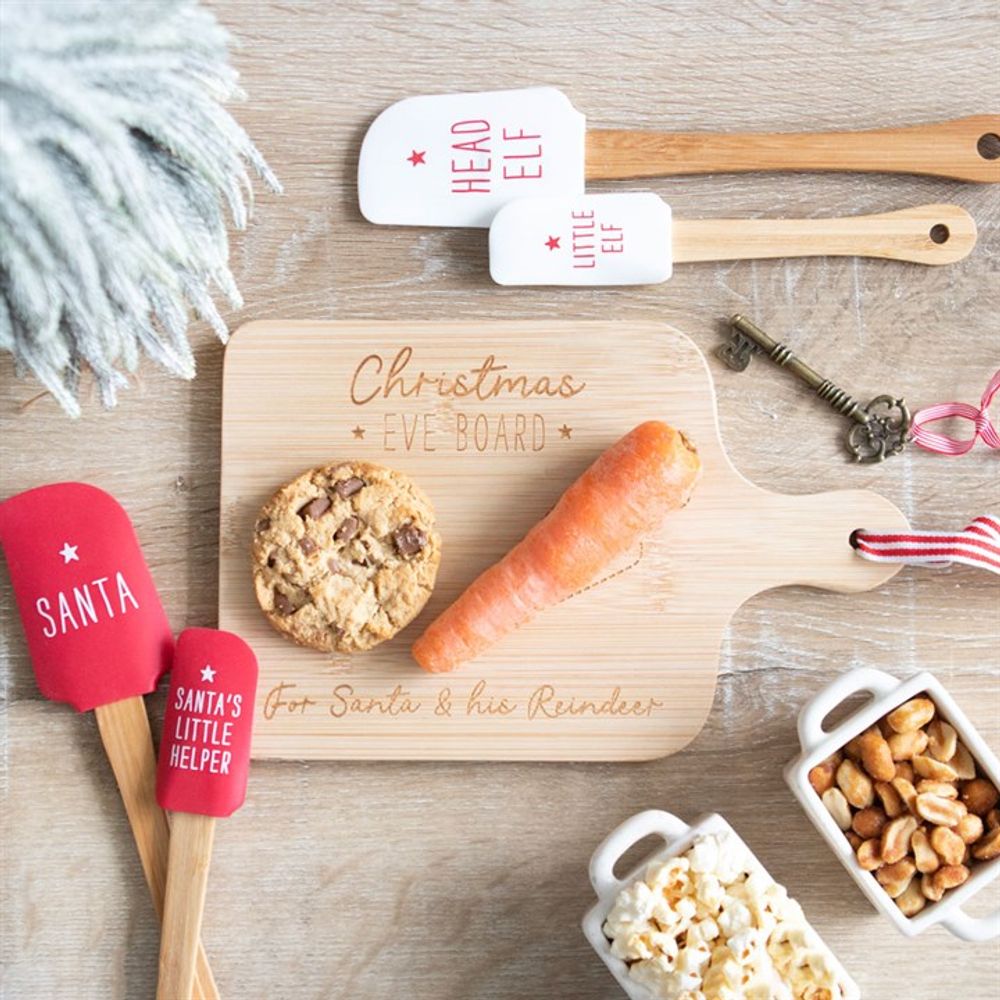 Wooden Christmas Eve Serving Board