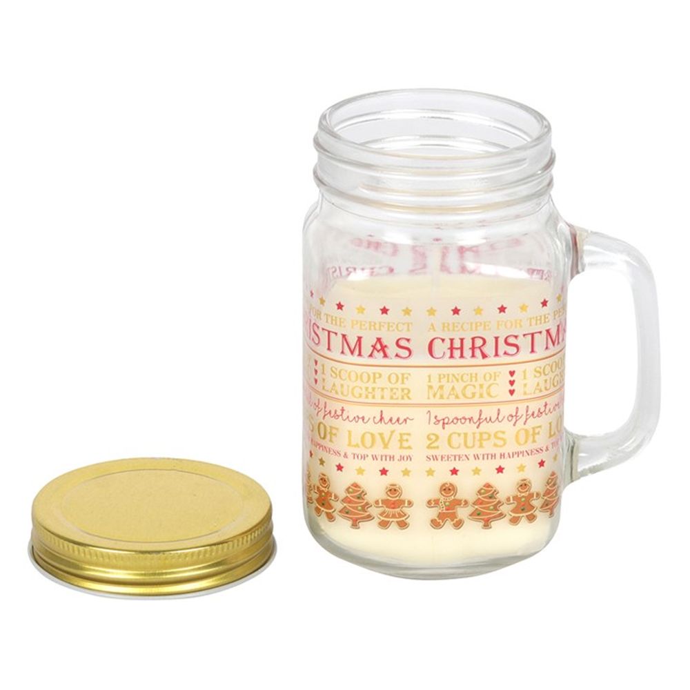 13cm Gingerbread Cookies Mason Jar Candle