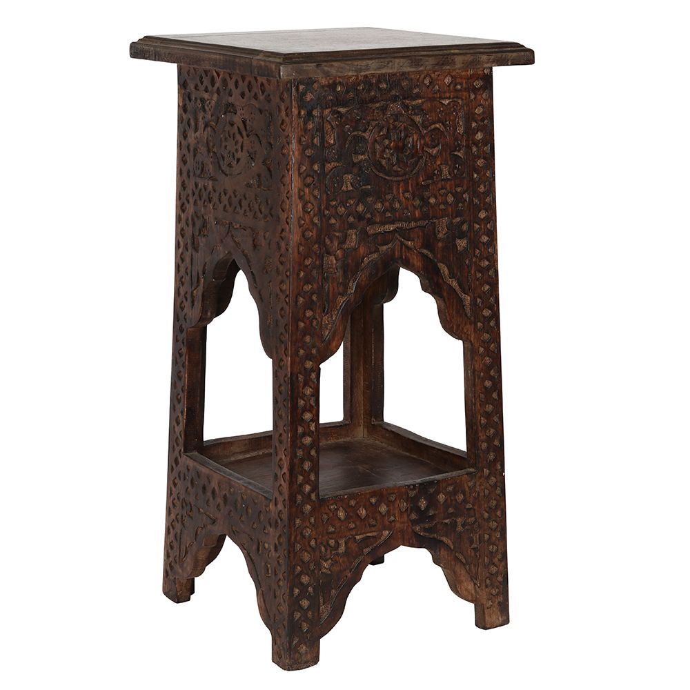 56cm Mango Wood Temple Table