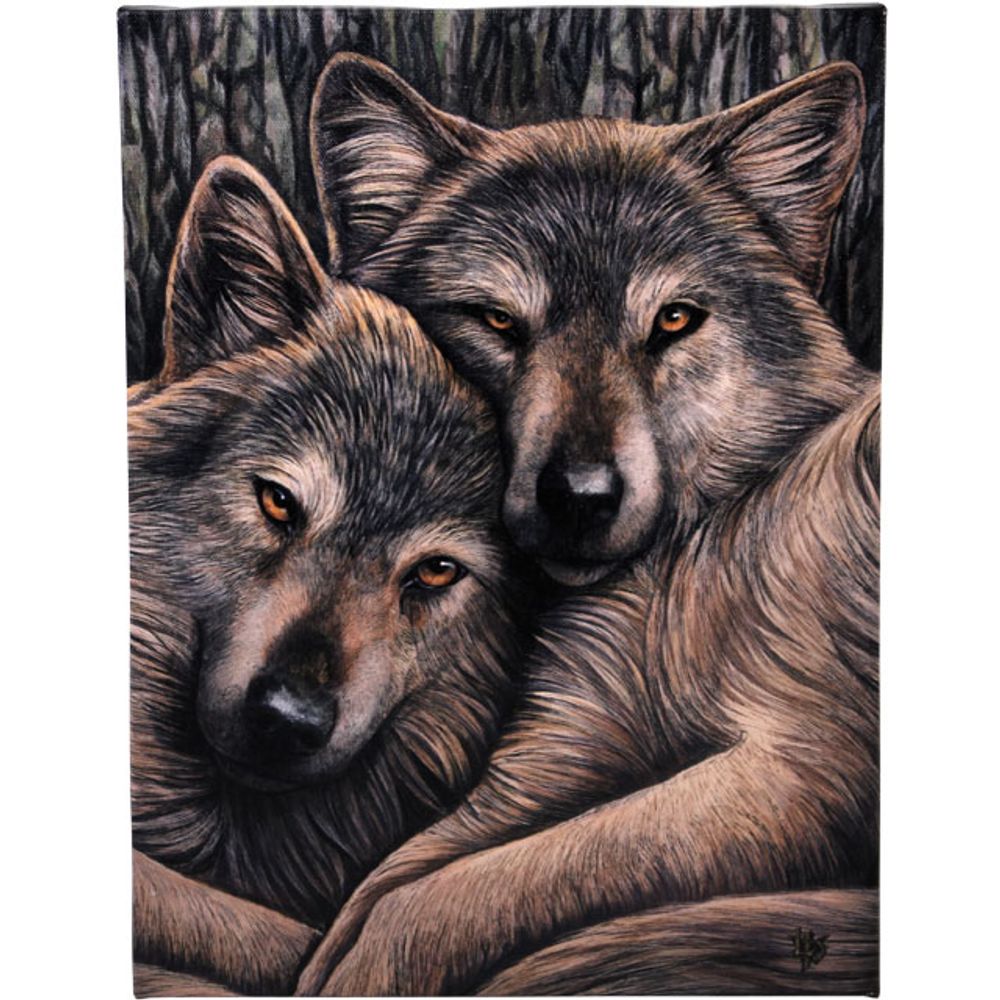 19x25cm Loyal Companions Canvas Plaque by Lisa Parker