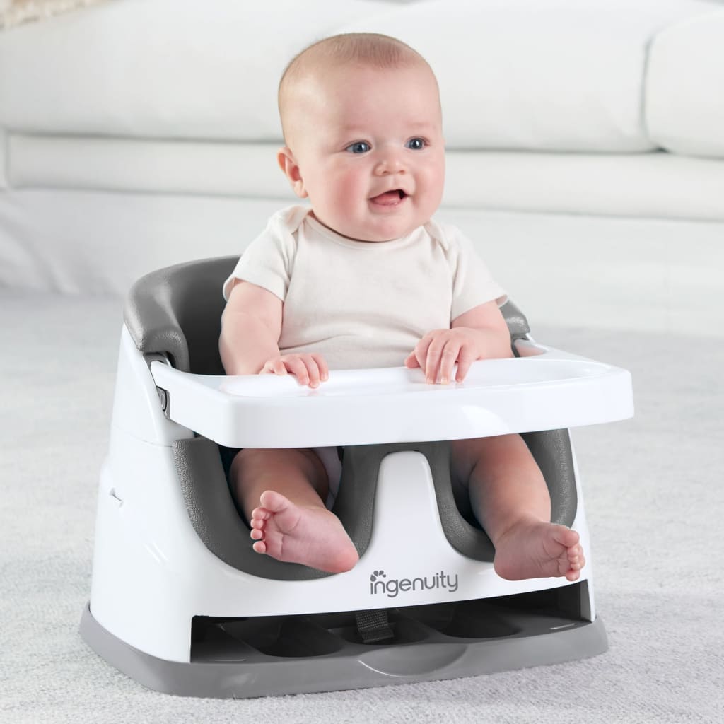 Ingenuity Baby Base 2-in-1 Booster Seat Slate