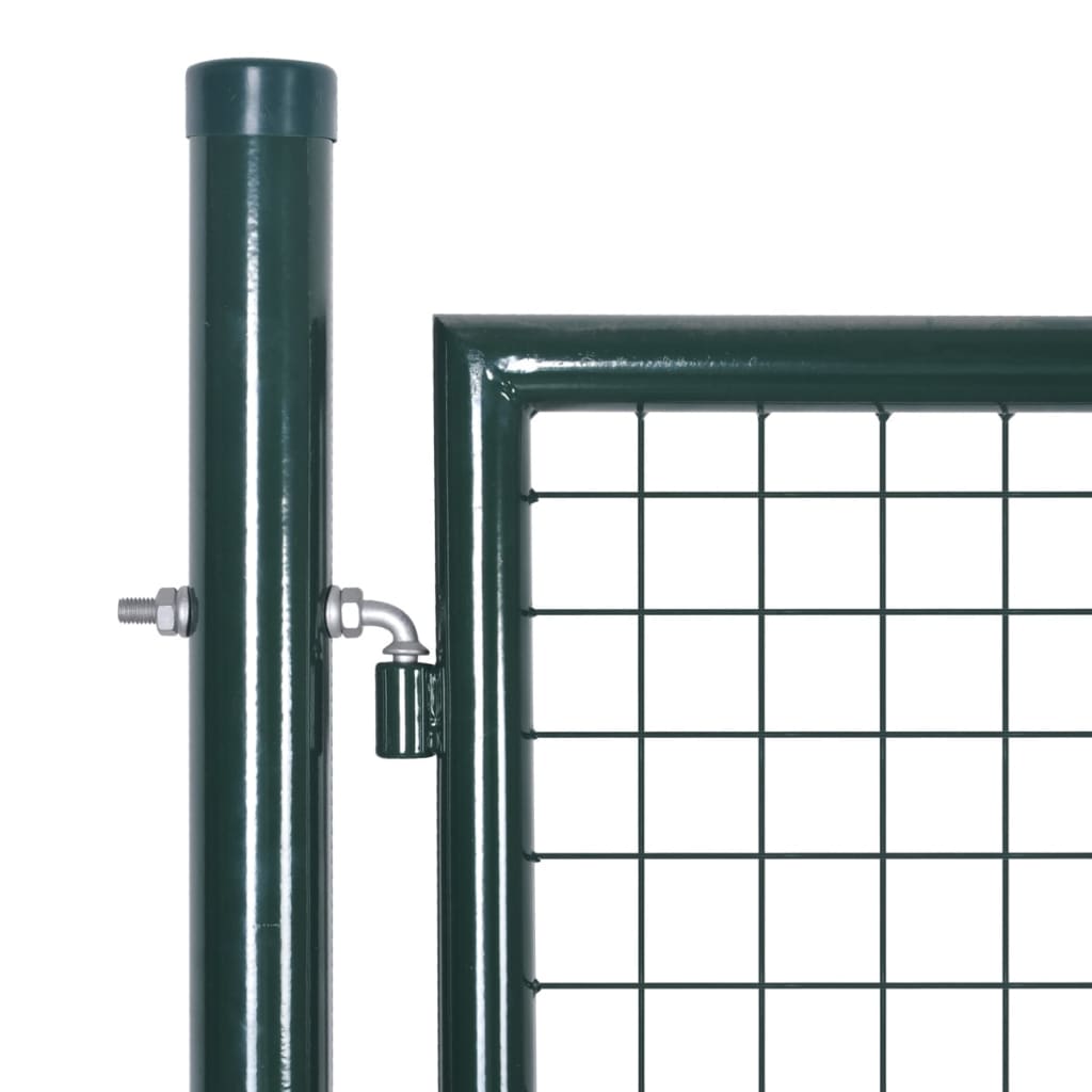 Portail de clôture en acier 306x150 cm Vert