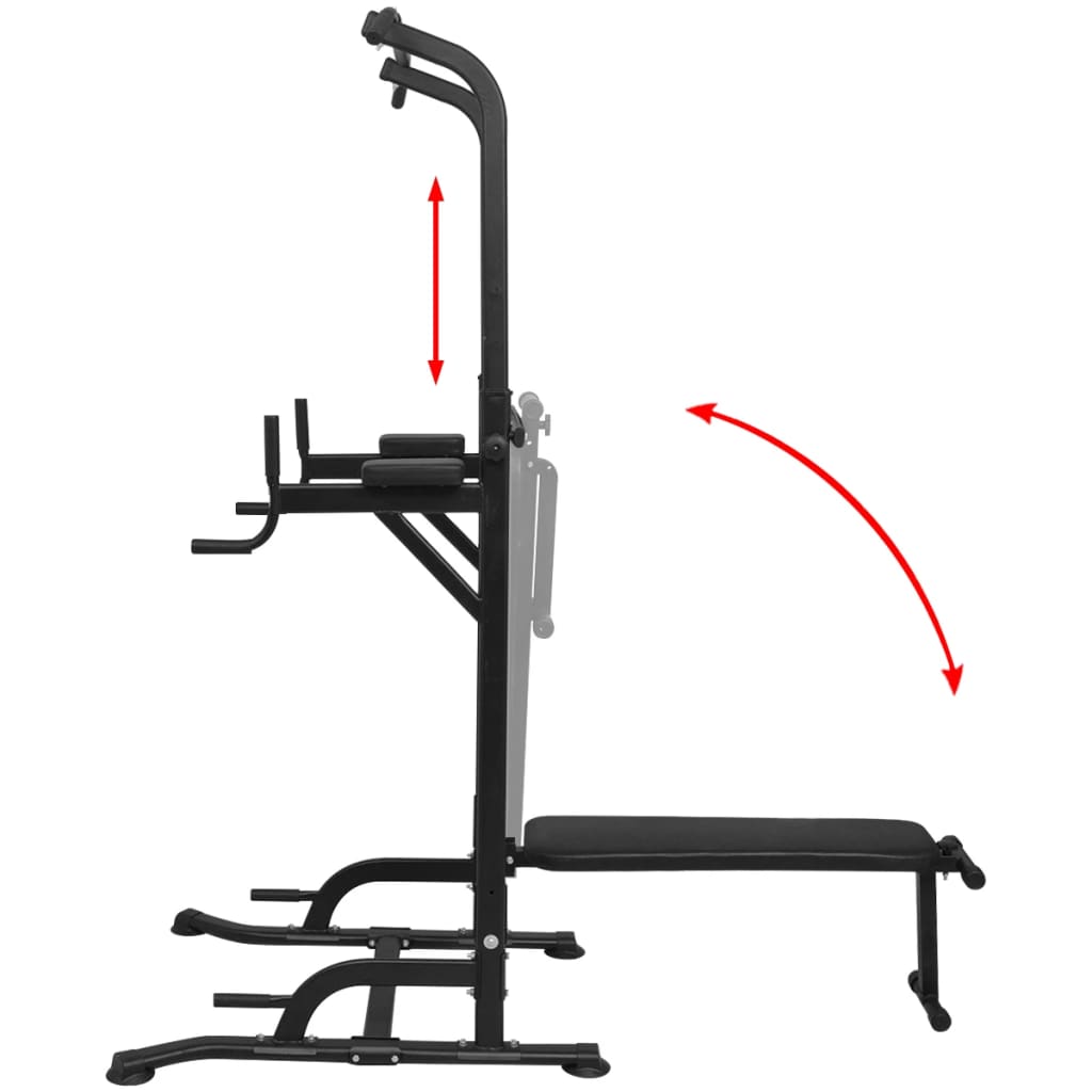 Power Tower with Sit-up Bench - Upclimb Ltd
