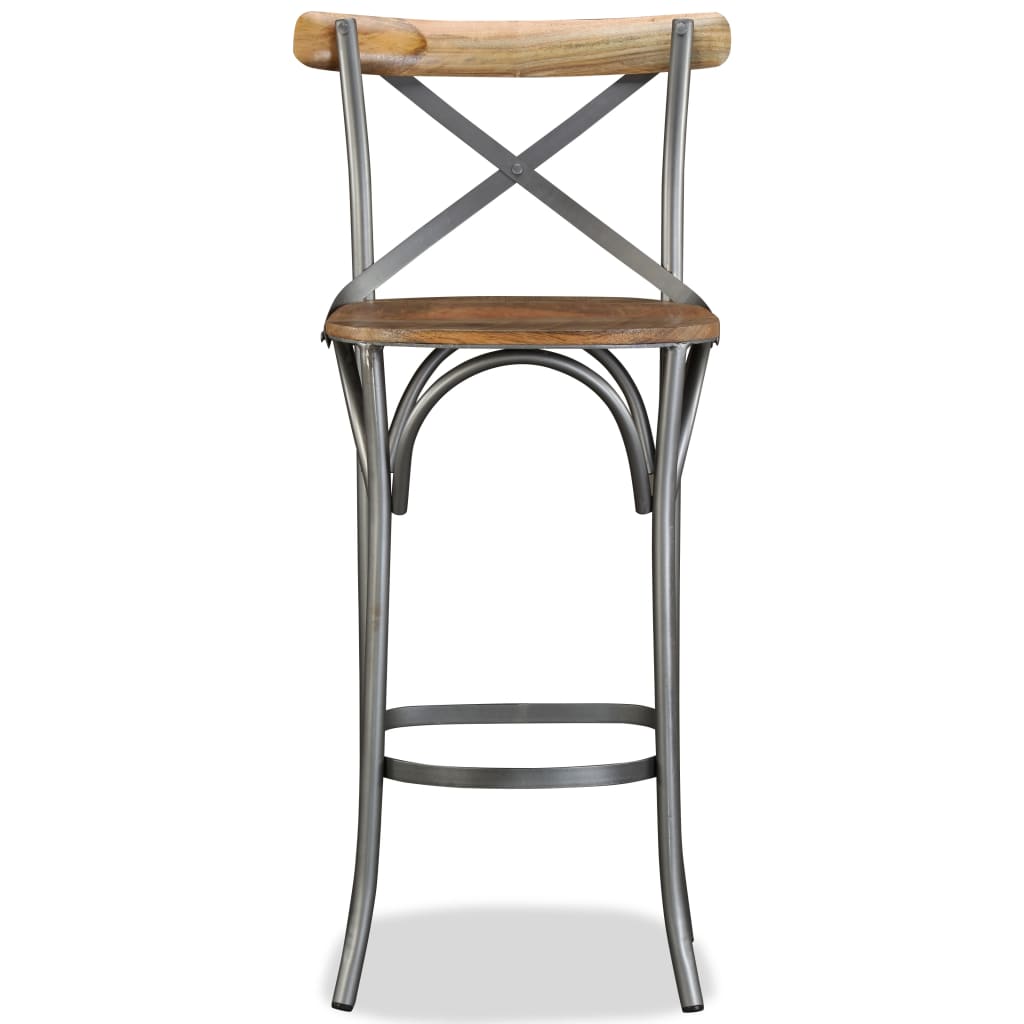 vidaXL Bar Stool Solid Mango Wood