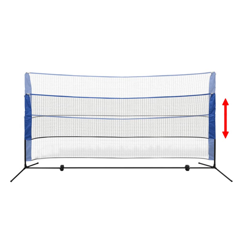 Badminton Net Set with Shuttlecocks 300x155 cm - Upclimb Ltd