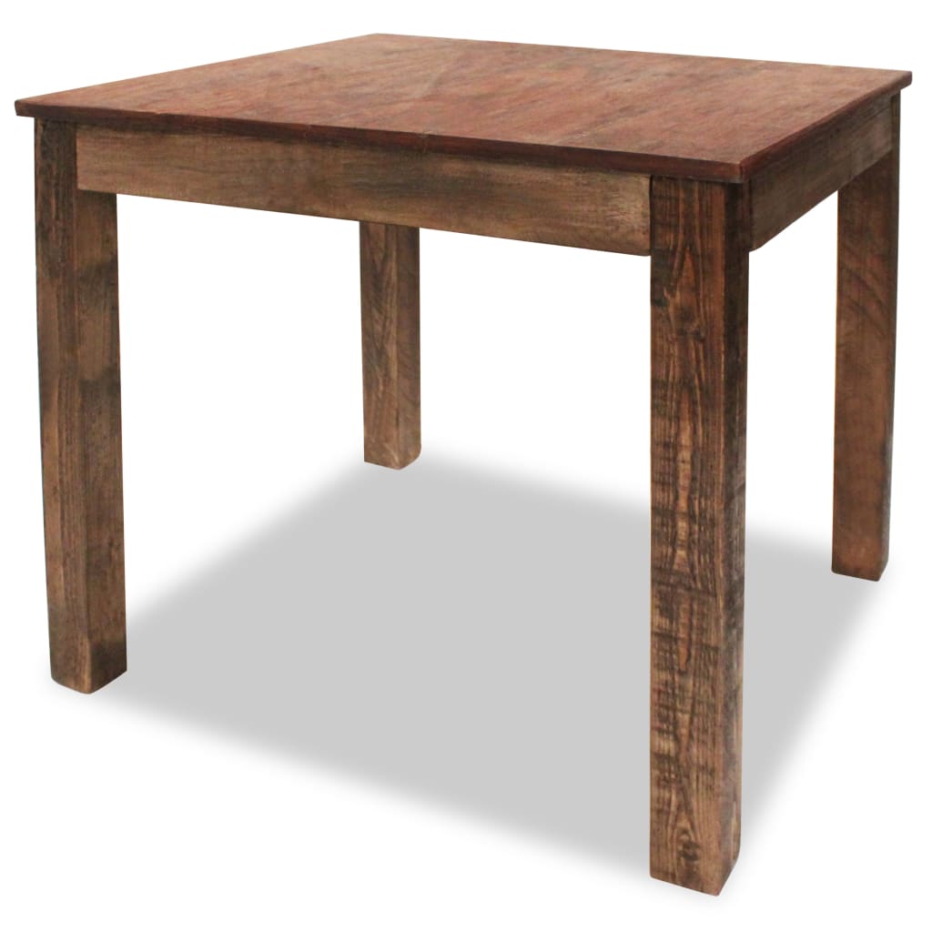 vidaXL Dining Table Solid Reclaimed Wood 82x80x76 cm