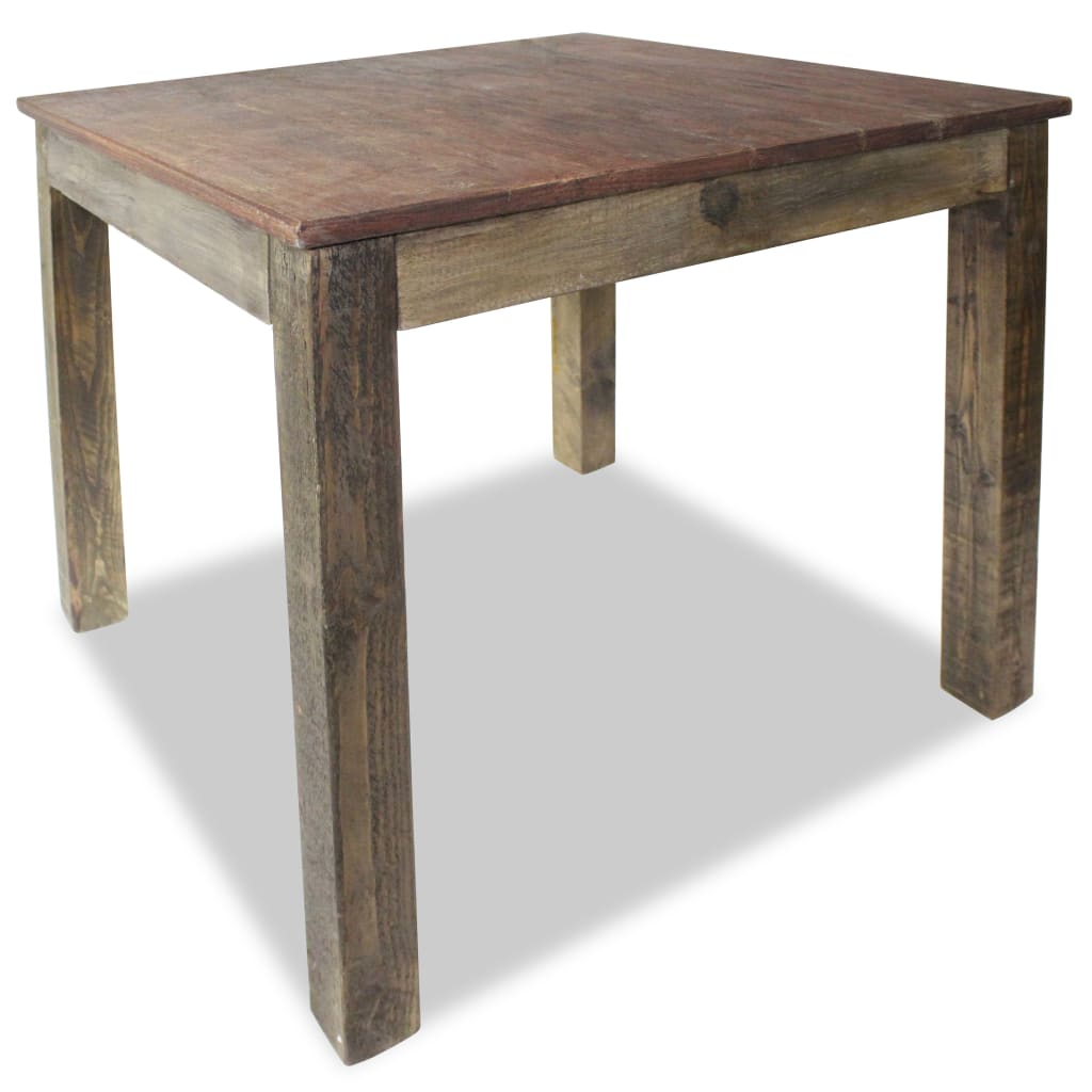 vidaXL Dining Table Solid Reclaimed Wood 82x80x76 cm