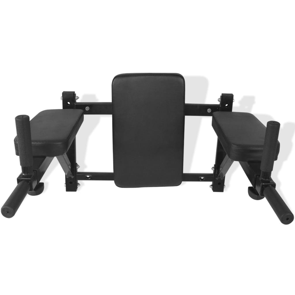 Wall-mounted Fitness Dip Station Black - Upclimb Ltd