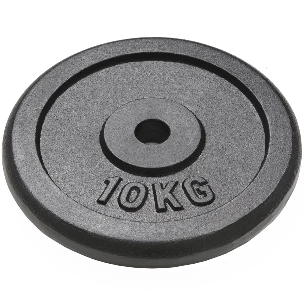 Weight Plates 4 pcs 2x10 kg+2x5 kg Cast Iron - Upclimb Ltd