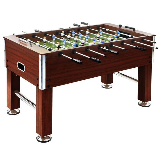 Football Table Steel 60 kg 140x74.5x87.5 cm Brown - Upclimb Ltd