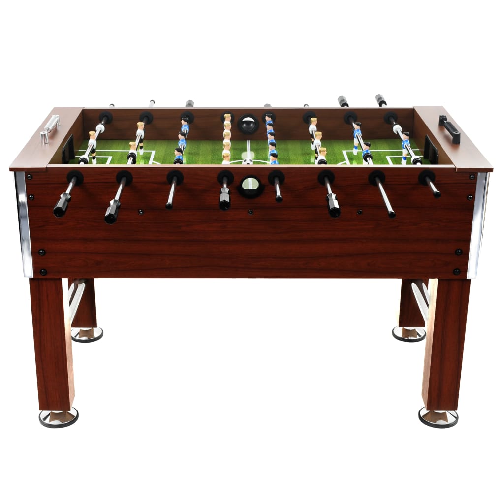 Football Table Steel 60 kg 140x74.5x87.5 cm Brown - Upclimb Ltd