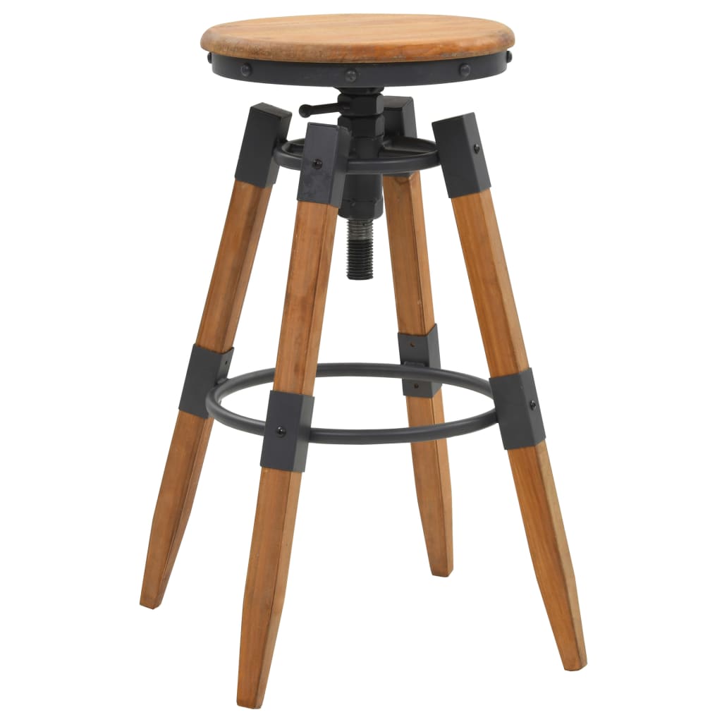 vidaXL Bar Stools 2 pcs Solid Fir Wood