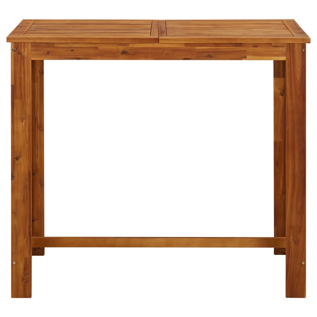 vidaXL Bar Table Solid Acacia Wood 120x60x105 cm