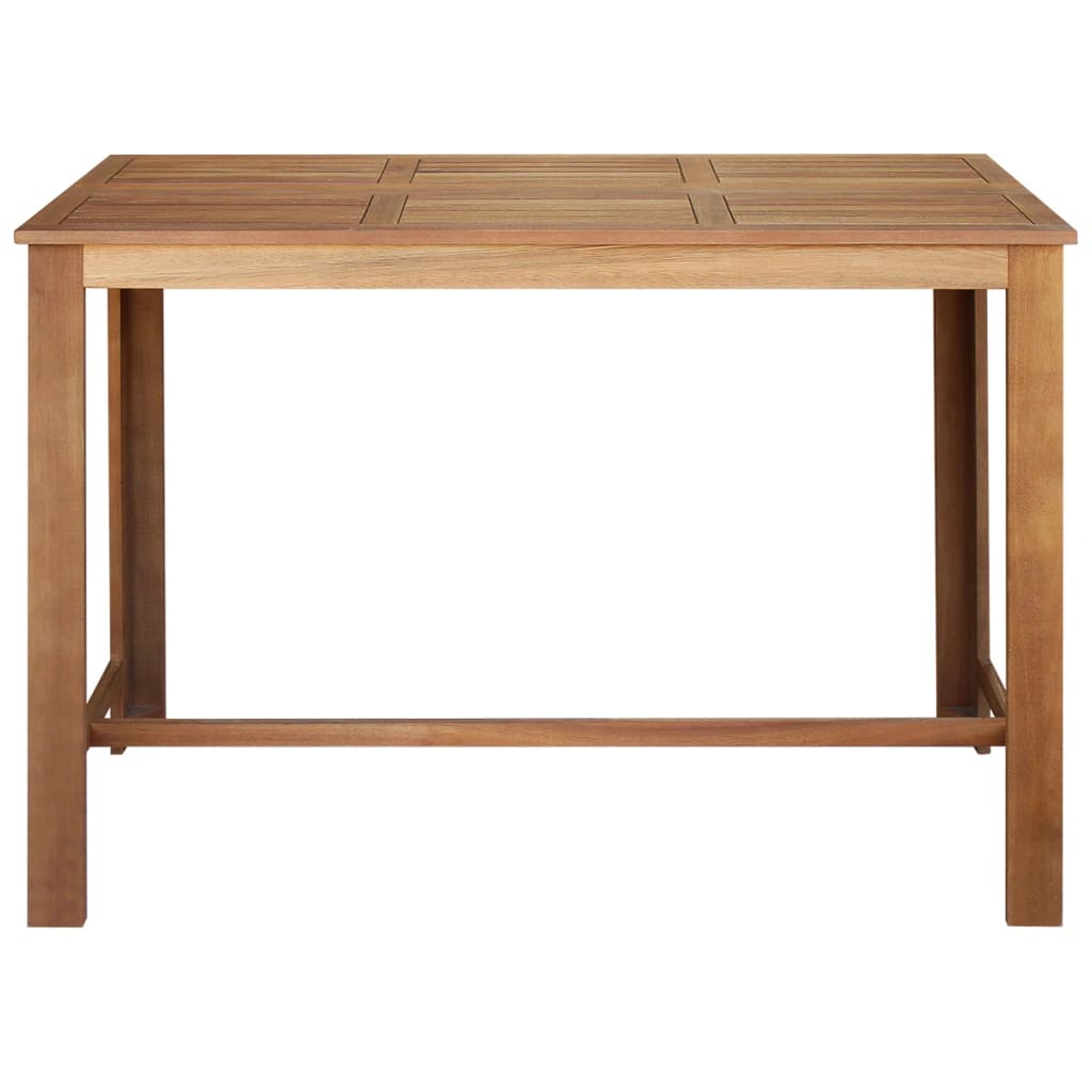 vidaXL Bar Table Solid Acacia Wood 150x70x105 cm