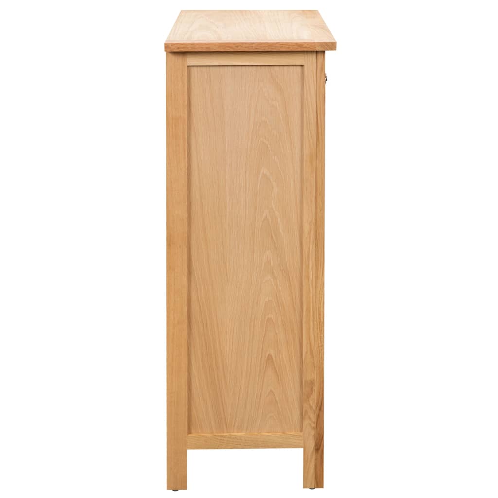 vidaXL Wine Cabinet 72x32x90 cm Solid Oak Wood