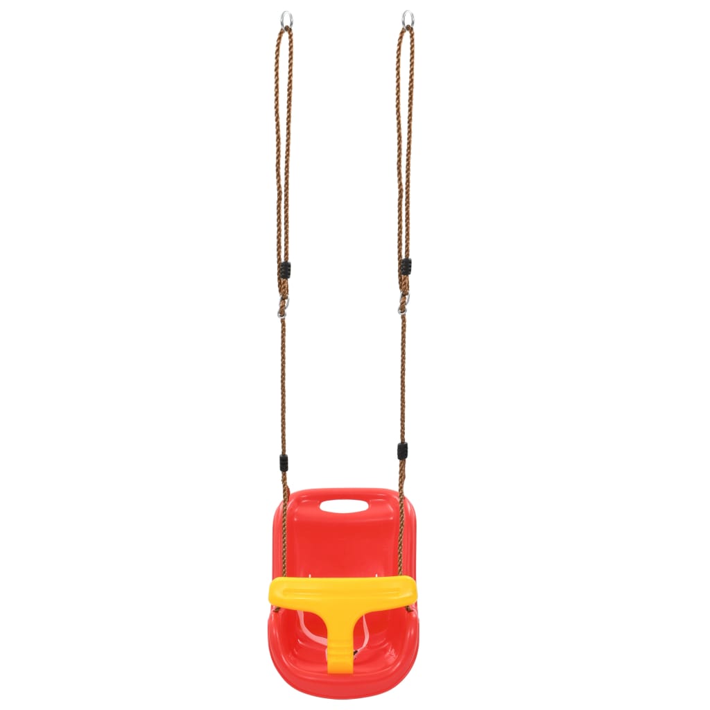 Baby Swing with Safety Belt PP Red - Upclimb Ltd