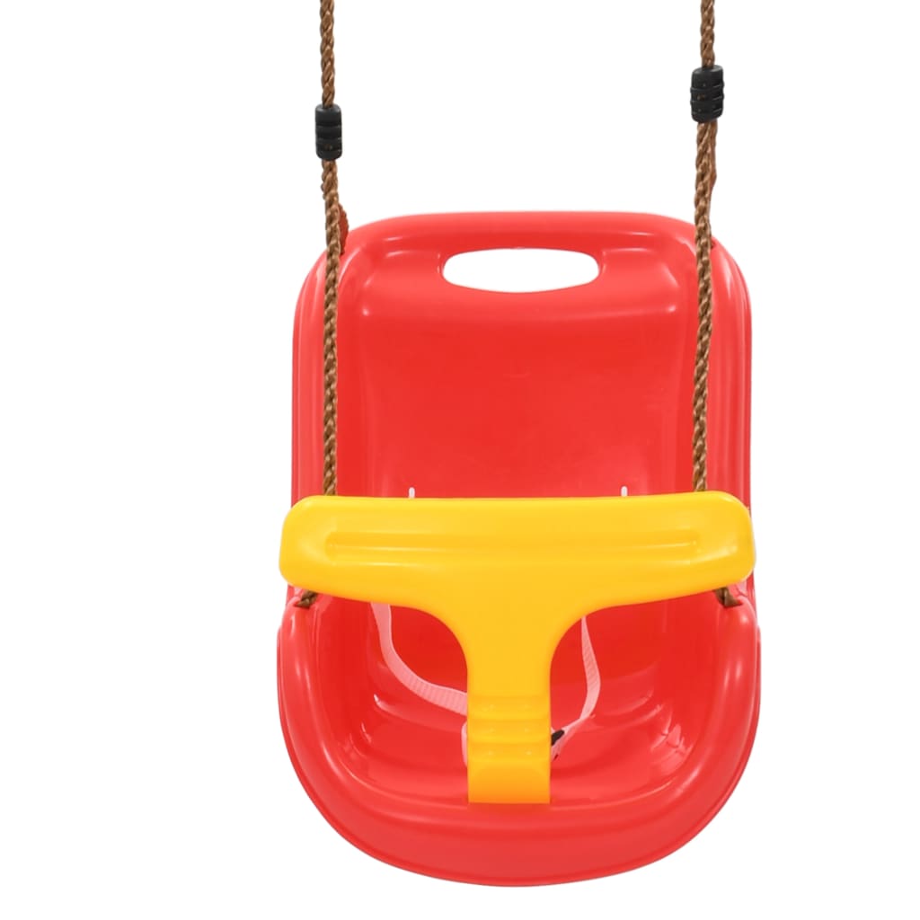 Baby Swings 2 pcs with Safety Belt PP Red - Upclimb Ltd