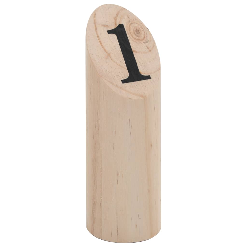 Number Kubb Game Set Wood - Upclimb Ltd