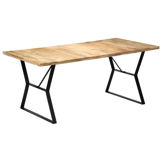 vidaXL Dining Table 180x90x76 cm Solid Mango Wood