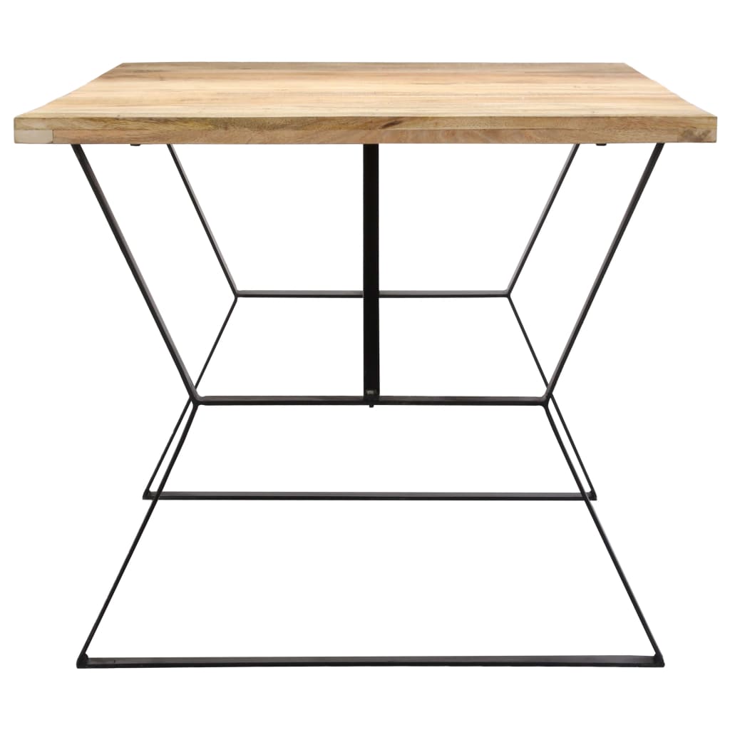 vidaXL Dining Table 180x90x76 cm Solid Mango Wood