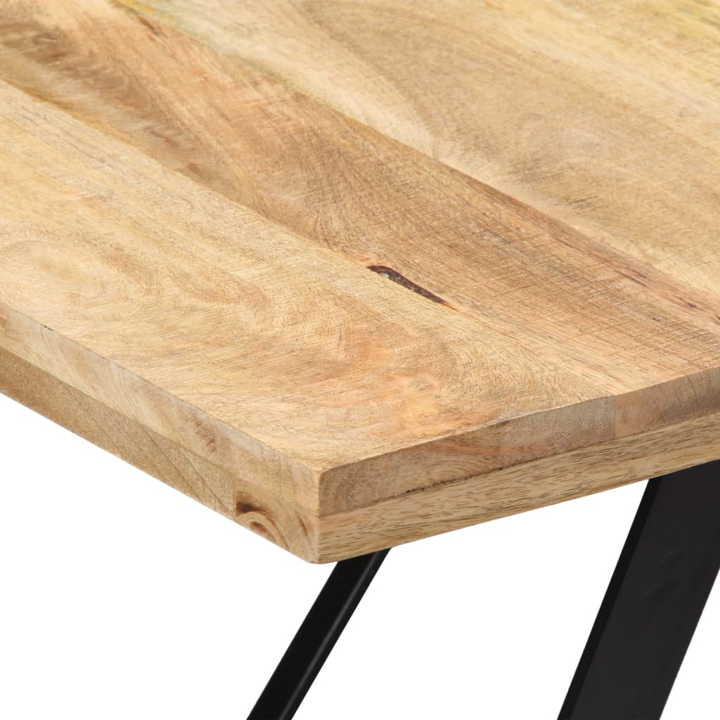 vidaXL Dining Table 180x90x76 cm Solid Mango Wood