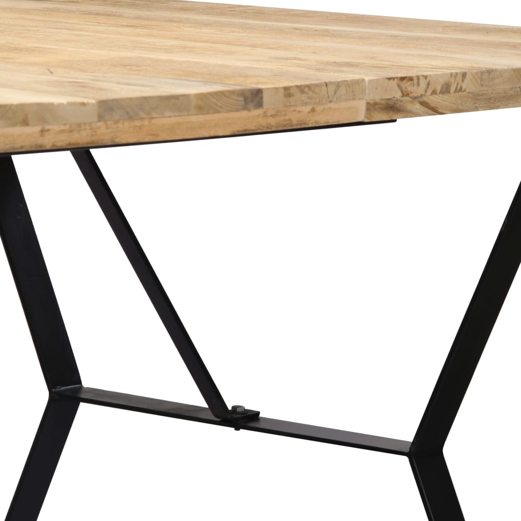 vidaXL Dining Table 180x90x76 cm Solid Mango Wood