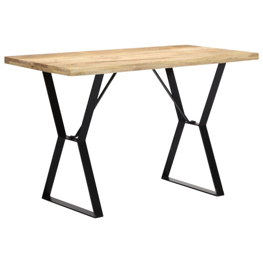 vidaXL Dining Table 120x60x76 cm Solid Mango Wood