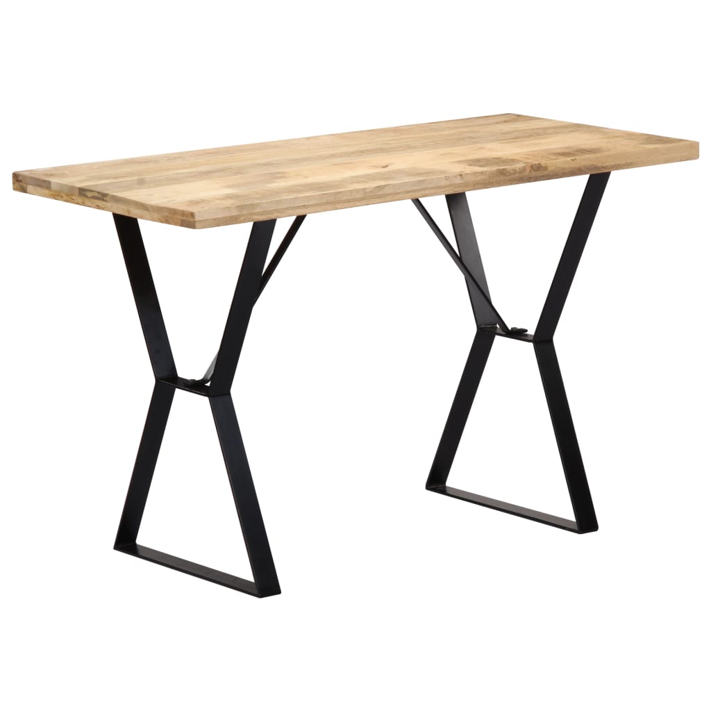 vidaXL Dining Table 120x60x76 cm Solid Mango Wood