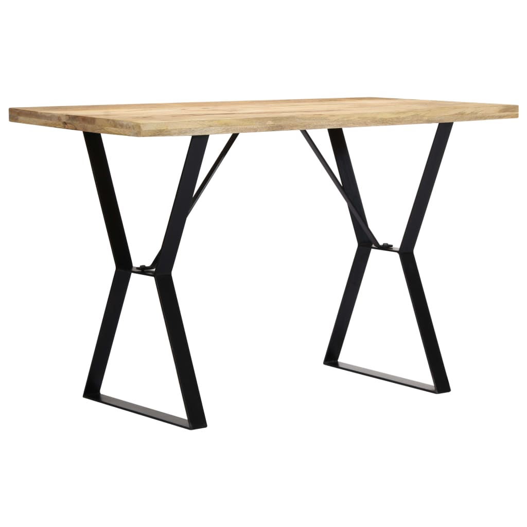 vidaXL Dining Table 120x60x76 cm Solid Mango Wood