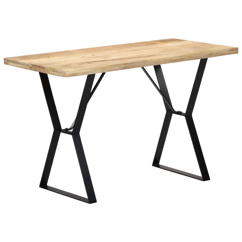 vidaXL Dining Table 120x60x76 cm Solid Mango Wood