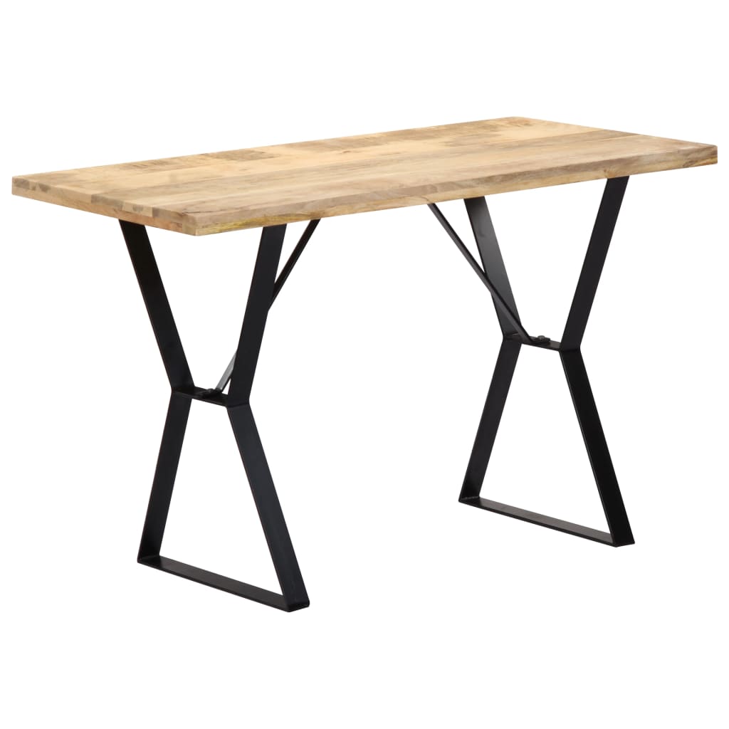 vidaXL Dining Table 120x60x76 cm Solid Mango Wood