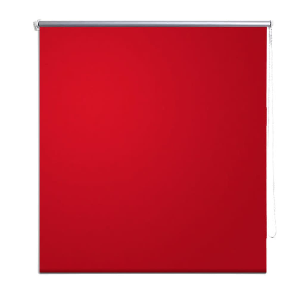 Roller Blind Blackout 80 x 230 cm Red