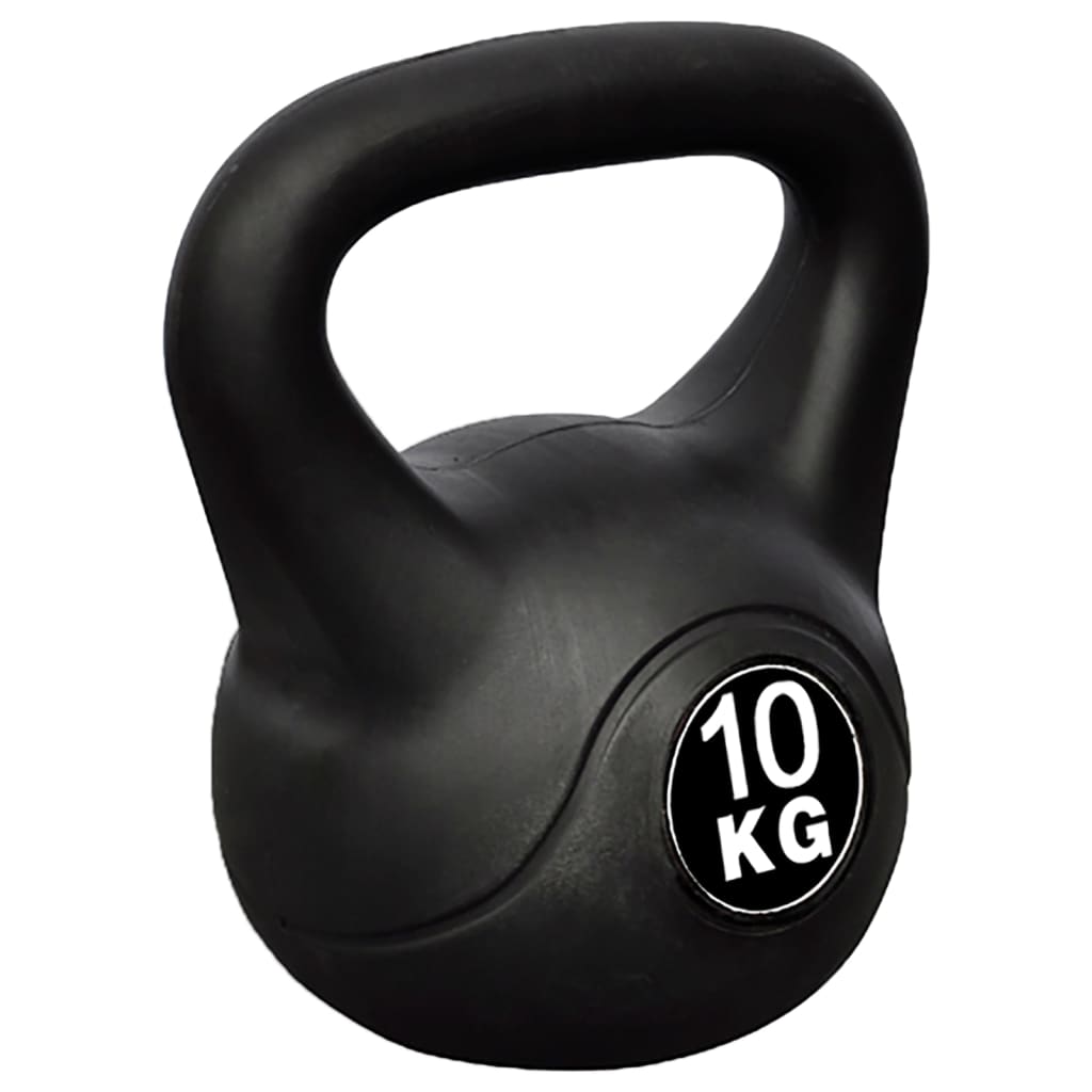 Kettlebell 10 kg Concrete with Plastic Coated