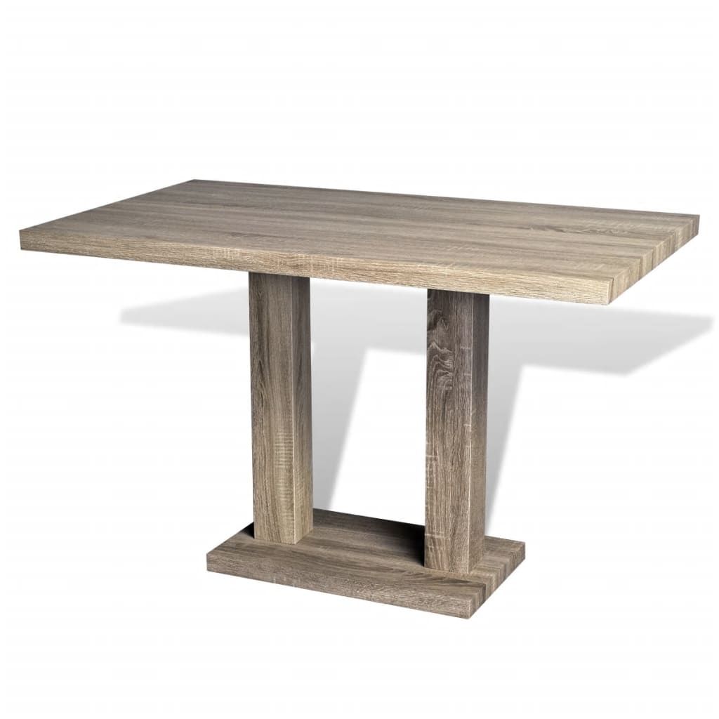 vidaXL Dining Table MDF Oak-look