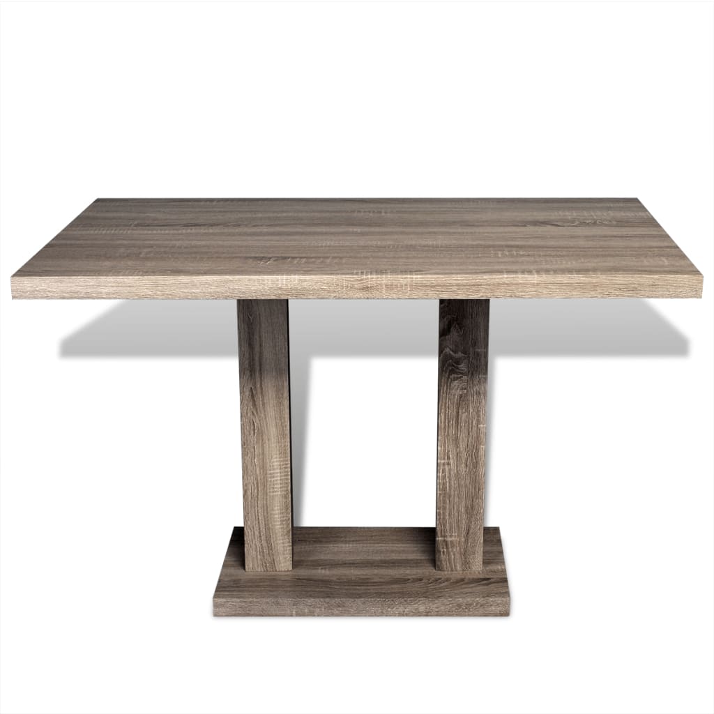 vidaXL Dining Table MDF Oak-look