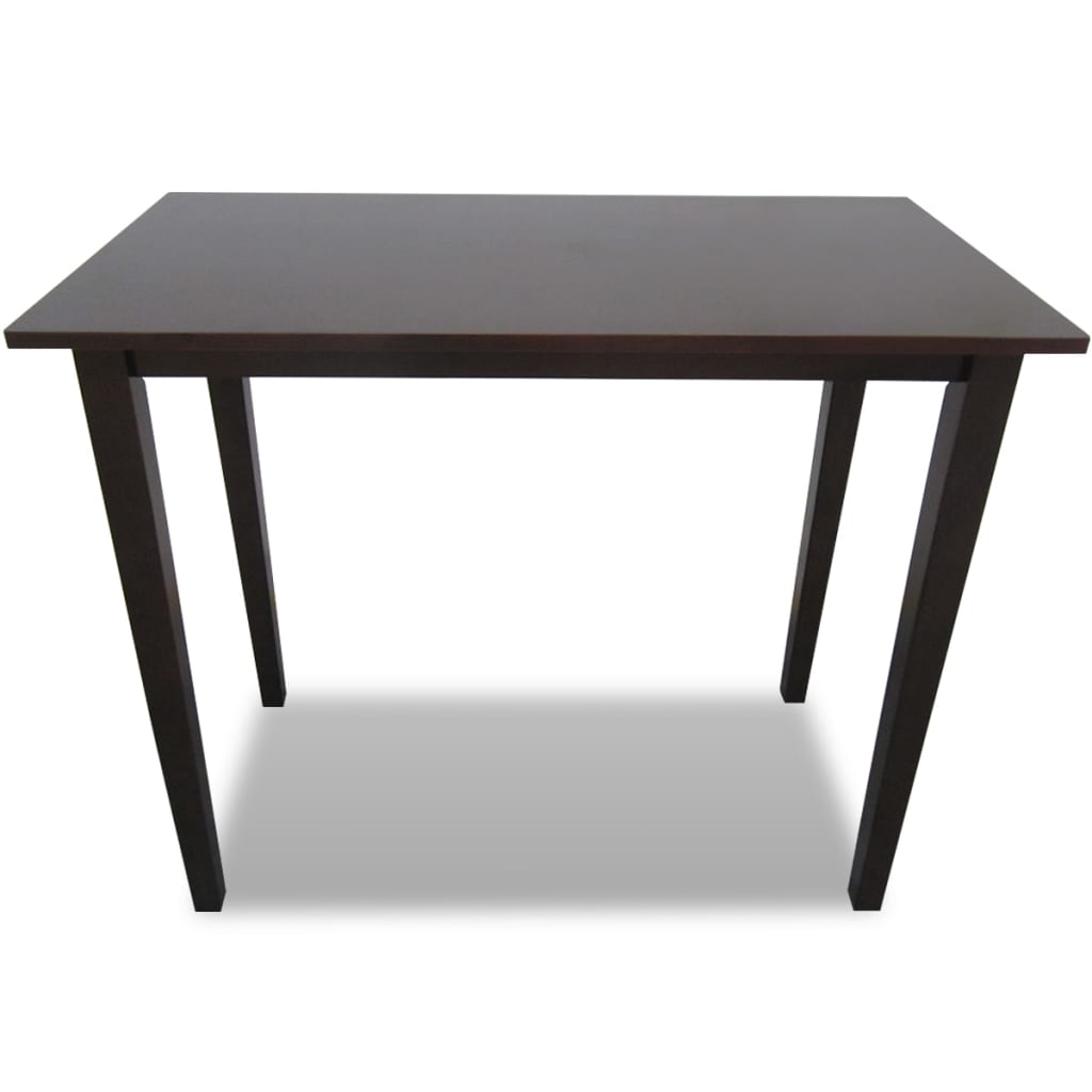 vidaXL Wooden Bar Table Brown